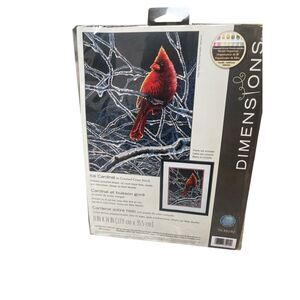 Dimensions Ice Cardinal cross stitch #70-35292 New